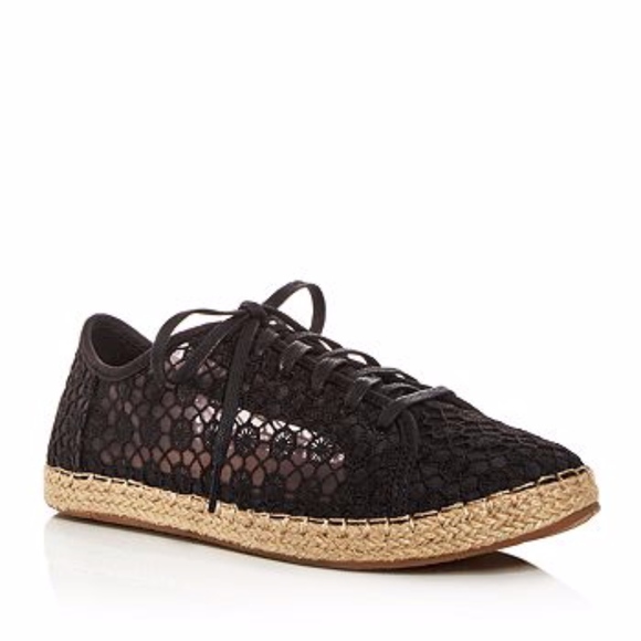 Toms Shoes - Toms Embroidered Mesh Lace Up Espadrille Sneakers